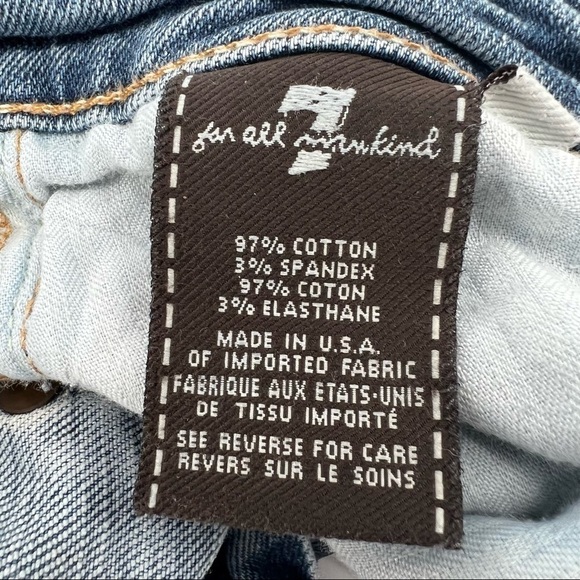 7 For All Mankind Skinny Leg Jeans Size 28 Women’s - Picture 2 of 8